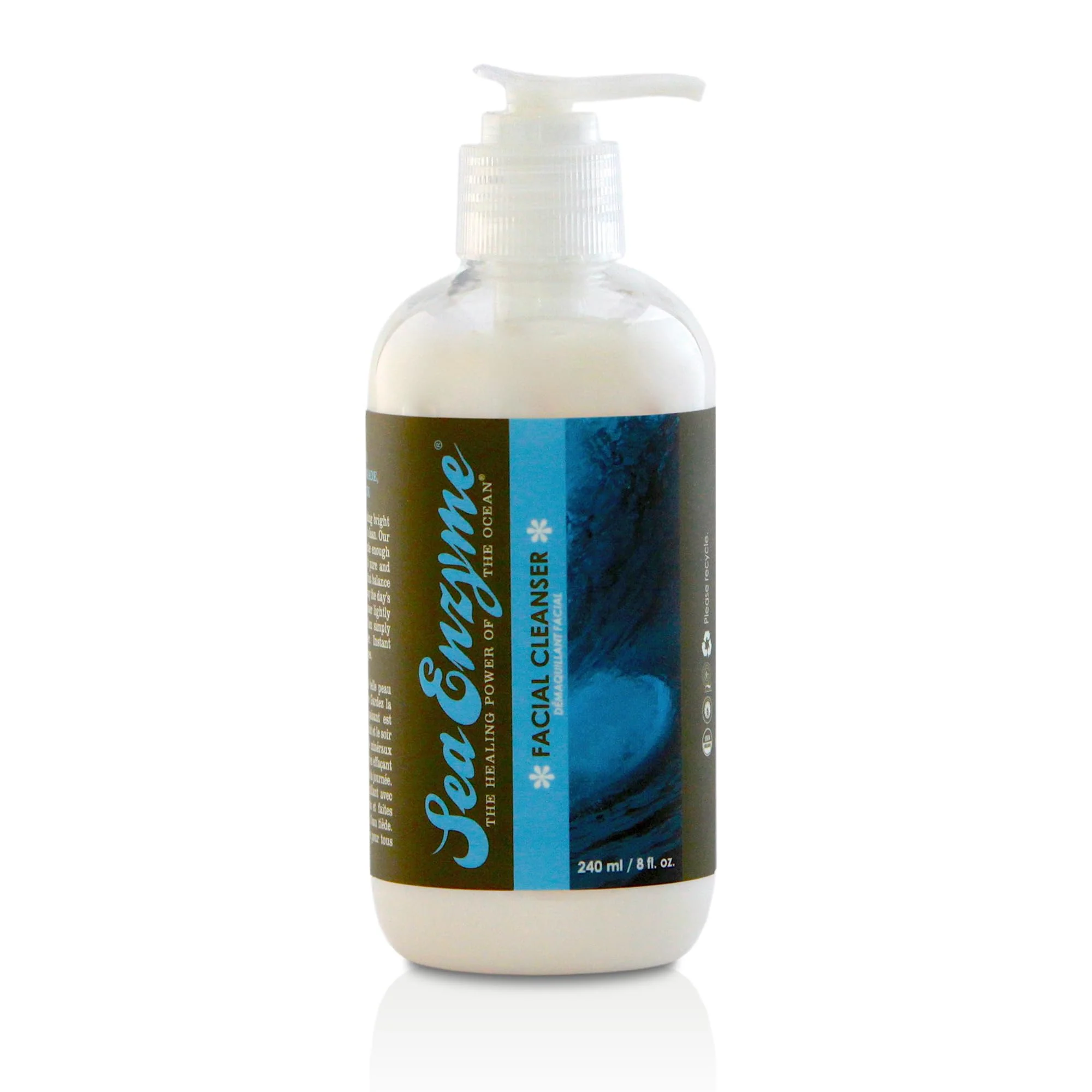 Contemporary Sea Enzyme Facial Cleanser 8 Ounces Elite