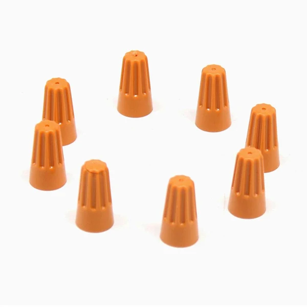 Breathable Max Maxb 100 Pieces Electrical Wire Connector Twist-On Easy Screw On Type Caps Orange Comfortable
