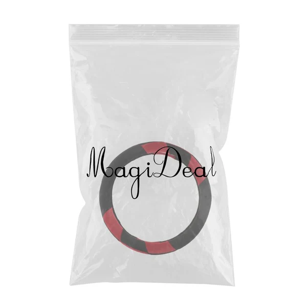 Superior Max Maxb Universal Car Plush Steering Wheel Cover Anti-slip Warm For Winter Black Red Original Design