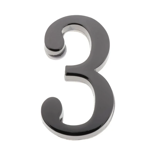 Safe Max Maxb Metal House Door Plaque Address Number Digit Figure Plaque Street Sign 3 Breathable
