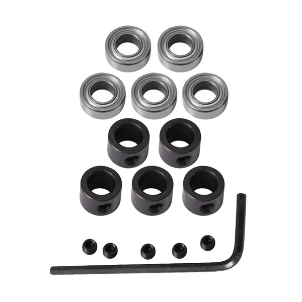 Clean Max Maxb Router Bit Top and Shank Bearings Accessory 5pcs Inner 6.35mm Outer 12.7mm Verified