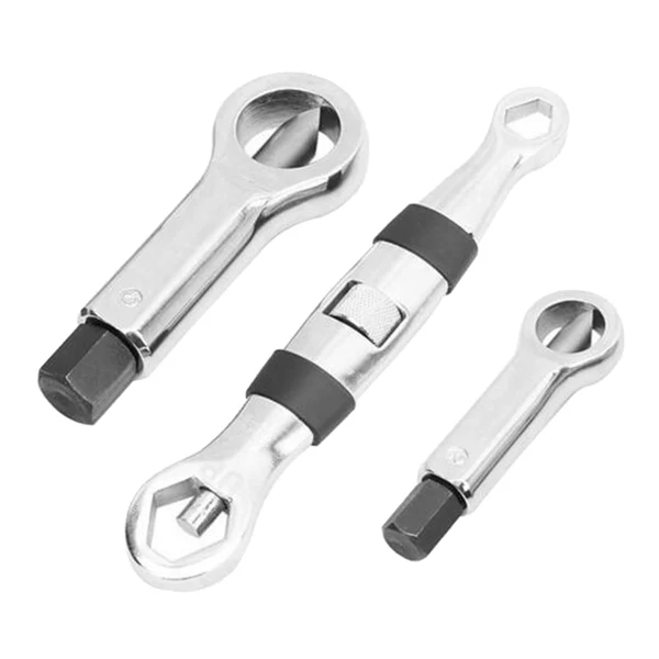 Enhanced Max Maxb 1 Set 3pcs Remover Rusted Nuts Splitter Cutter 7mm-22mm Damaged Extractor Expertly Made
