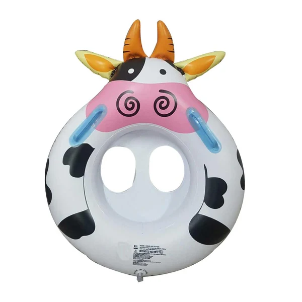 Proven Max Maxb Inflatable Swimming Ring Pool Float Kid Waist Float Ring Cute Toy Cow Genuine