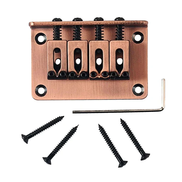 Clean Max Maxb 4 String Vintage Bass Bridge for Cigar Box Guitar Ukulele Parts Accessory Premium Material