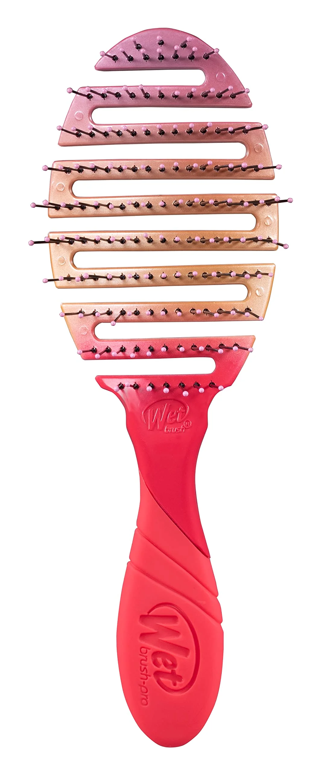 Lightweight Wet Brush Brush Pro Flex Dry Coral Ombre Sophisticated