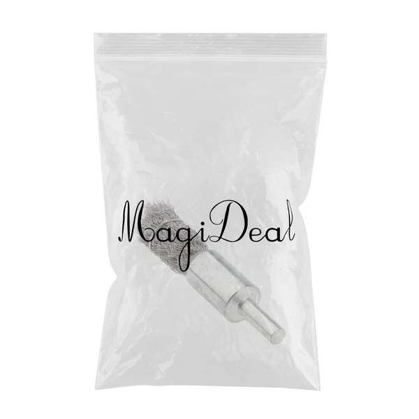 Elite Max Maxb Stainless Steel Pen Shape Crimped Wire Brush 6mm Shank 6 x 16mm 0.15 Powerful