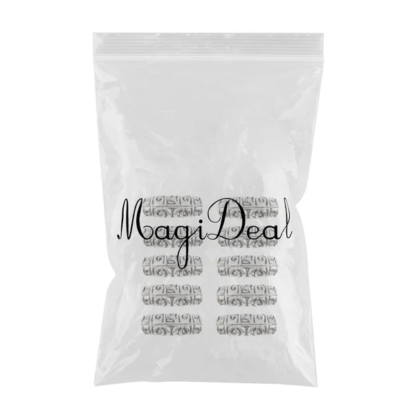 Recyclable Max Maxb 10pcs Hair Braid Ring Beads Dreadlocks Cuff For Hair Extension Jewelry Decor A Minimalist