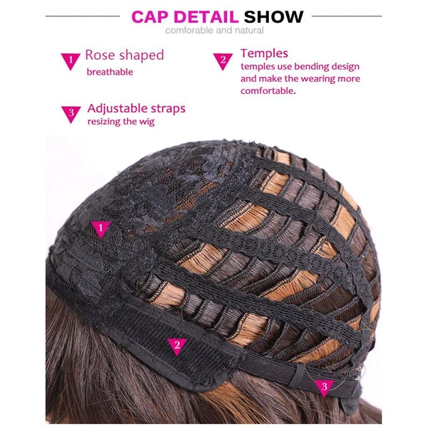 Lightweight Max Maxb Gradient Middle Part Long Curly Hair Synthetic Wigs Women gray ombre Sophisticated