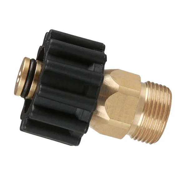 Solid Max High Pressure Cleaner Water Pipe Machine Water Outlet Adapter M22 Black A1 Consistent
