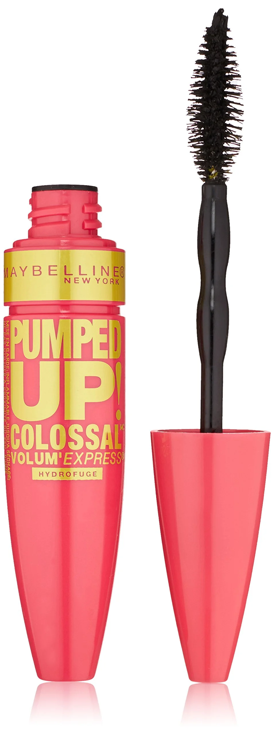 Maybelline Volum' Express Pumped Up Colossal Waterproof Mascara Classic Black 0.32 fl. oz. Certified