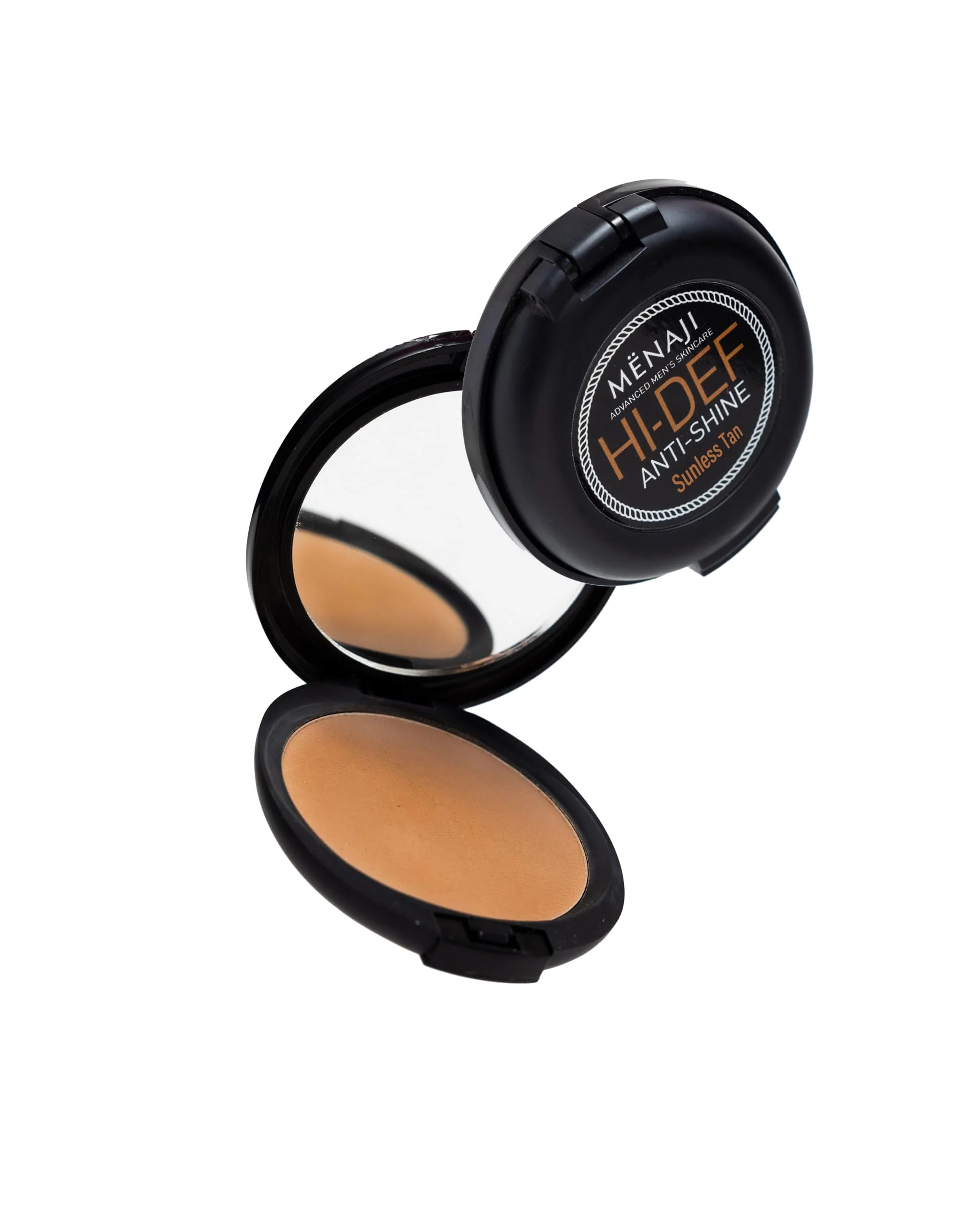 Authentic MËNAJI Anti-Shine Powder HDPV - Anti-Shine Face Make-Up for Men - Natural Looking Makeup - Mens Cosmetics - Sunless Tan Sustainable