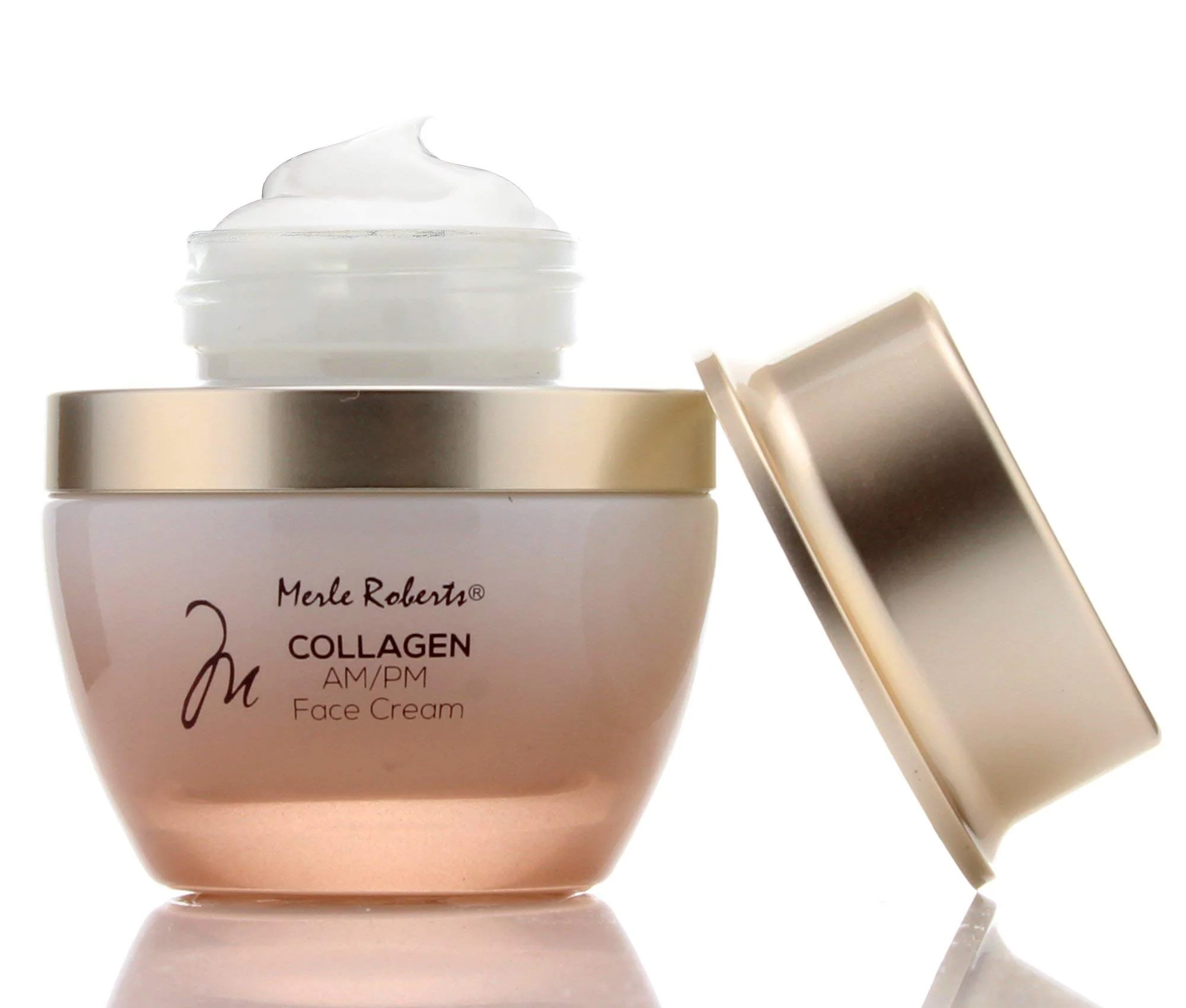 Original Merle Roberts Day and Night Face Cream with Collagen. Anti-Aging face cream for Wrinkles Fine Lines Uneven Skin Tone and Dry Skin. 1 fl oz 1 Fl Oz Healthy