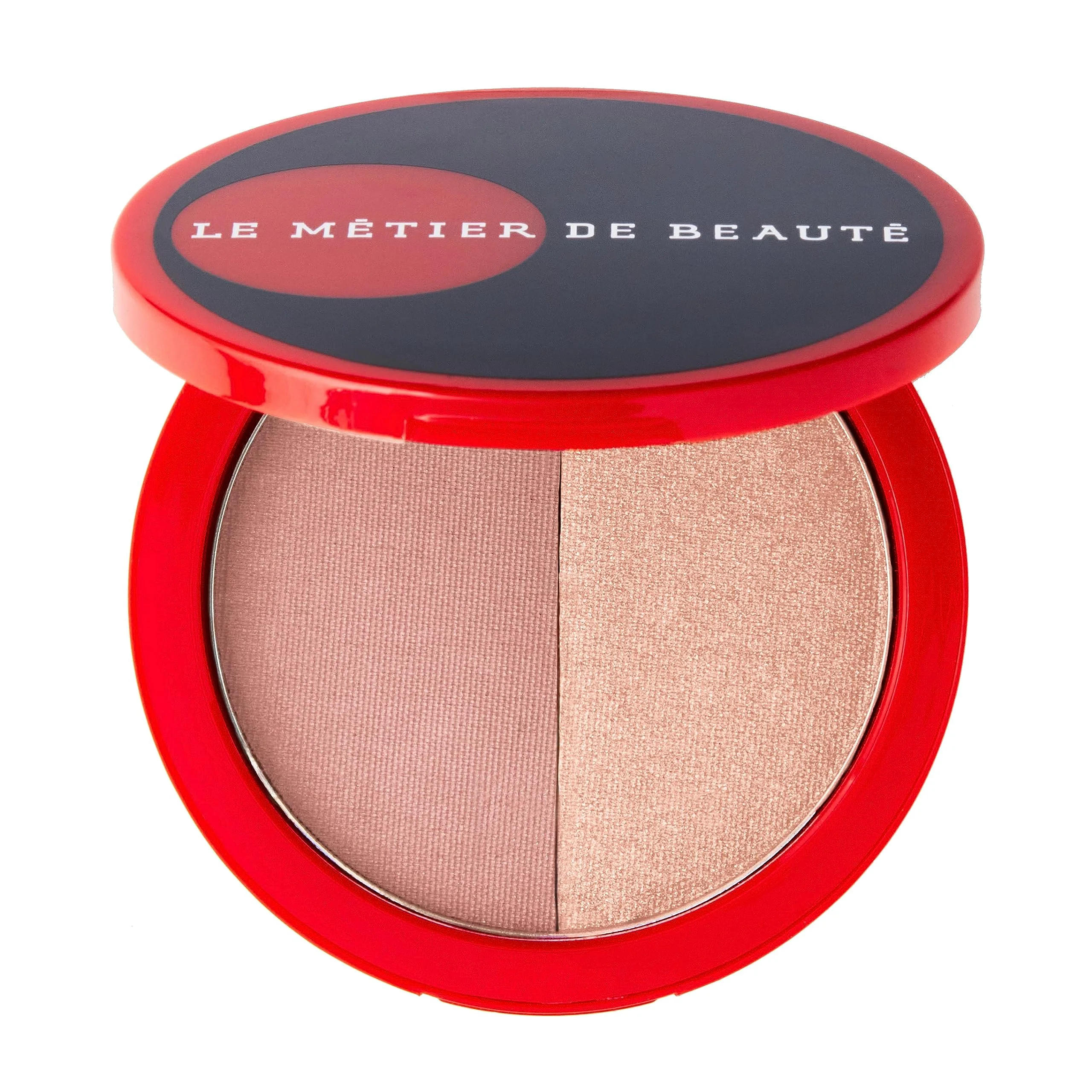 Responsible M TIER Blush Highlighter Duo for a Radiant Glow Magnetic Compact Unisex Leitmotif Refined