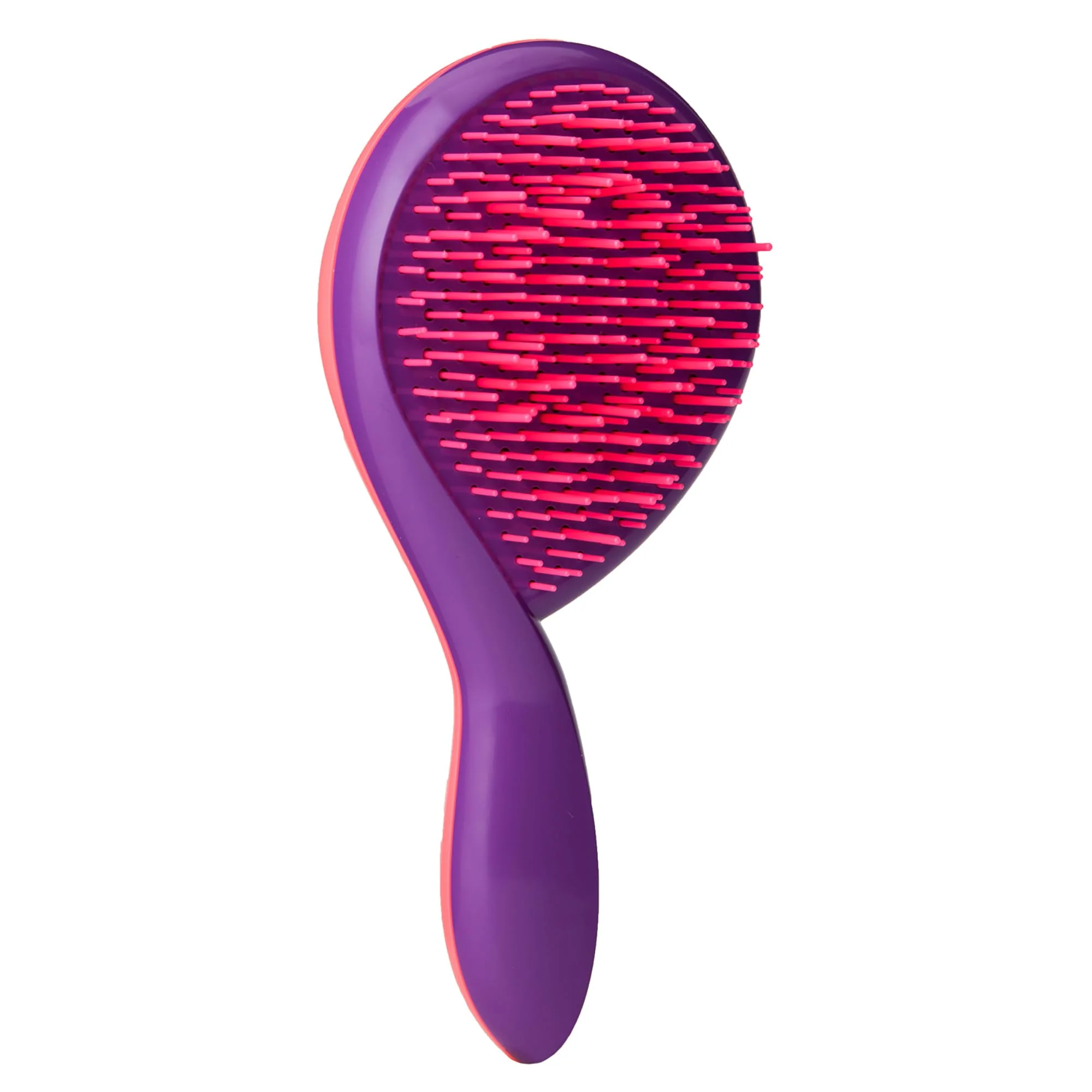 Specialty Michel Mercier The Girlie Detangle Brush - Painless Detangling Brush - Easy Grip Hair Brush Design - Thick and Curly Hair - Pink-Purple - 1 pc Optimized