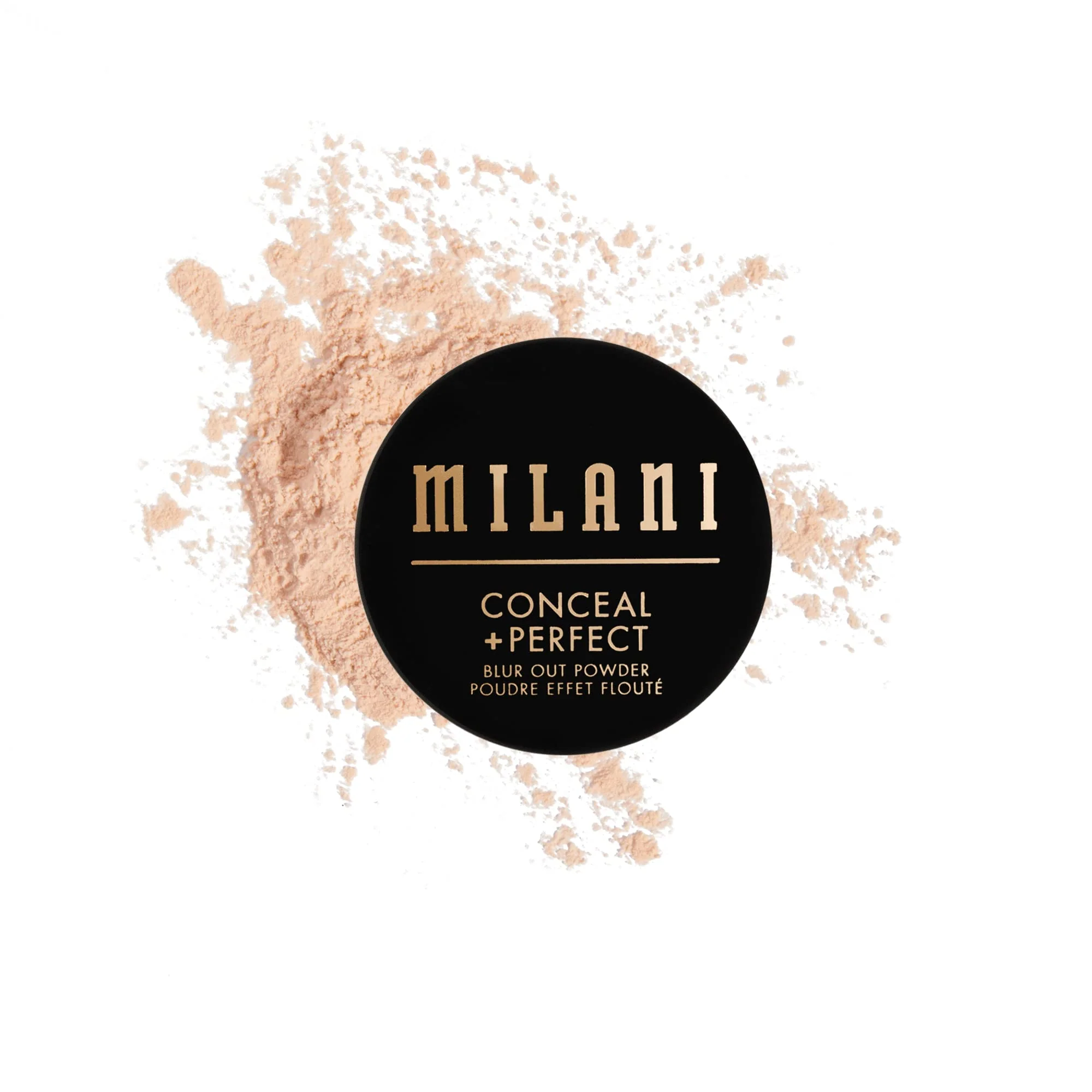 Artisan Milani Conceal Setting Powder Makeup -Translucent Blur Out Talc- Formula Pore Blurring Filtered Finish Soft