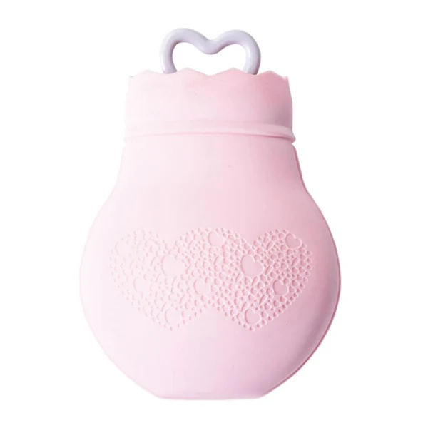 High-Quality Max Silicone Hot Water Bottle Winter Warm Relaxing Heat Cold Therapy Pink 01 Recyclable