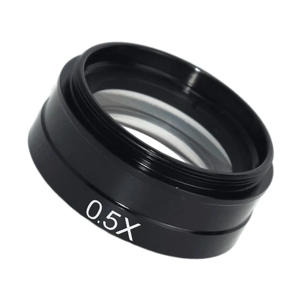 Smart Max 0.5X Auxiliary Barlow Objective Lens 42mm Mount Thread for Stereo Microscope Durable
