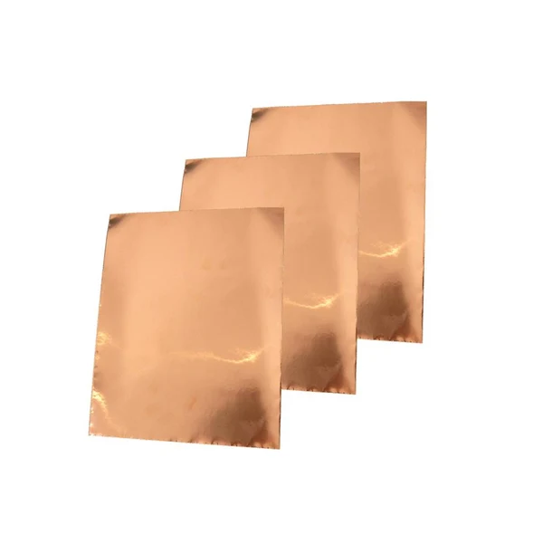 Healthy Max 3 Pieces Guitar Copper Foil Tape Single Conductive Adhesive Sheet 30x22.5cm Fine
