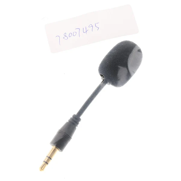 Original Design Max 3.5mm Black Stereo Mini USB Mic Microphone 3.5mm 3 Stereo Straight Head Expertly Made