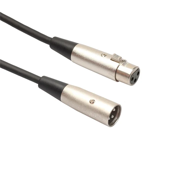 High-Grade Max XLR Male to Female Microphone Cable - 6 Feet Stereo Gold-plated Welded Plug Traditional