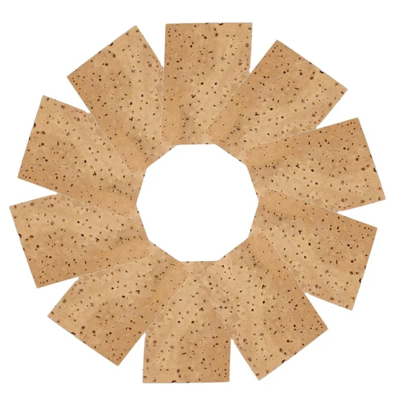 Fast Max 10 Pieces Saxophone Interface Cork Natural Neck Cork Parts Brown Smart