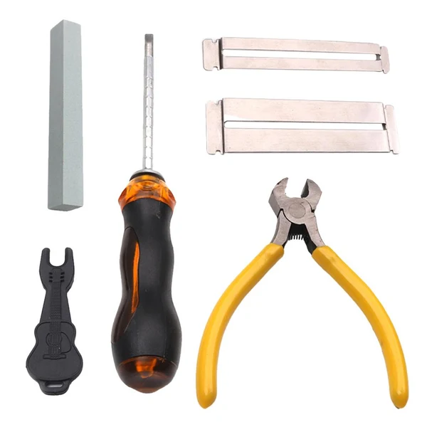 Superior Max Guitar Fingerboard Protector Fret Guards Puller Leveling Luthier Tool Kit Verified