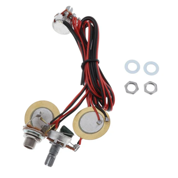 Fast Max 1x Acoustic Guitar Pickup Piezo Transducer for Acoustic Guitar Ukulele Parts Powerful