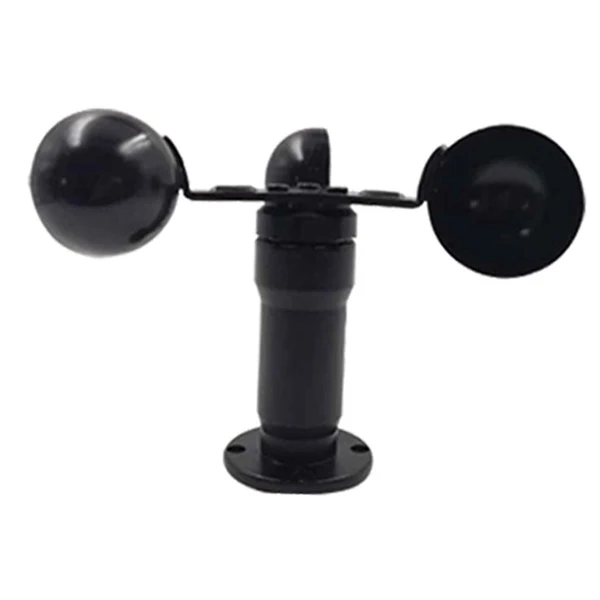 Clean Max Wind Speed Sensor Three Cup Anemometer Gauges Measurement 0-5V Output Casual