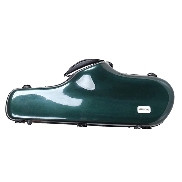Detailed Max Alto Saxophone Handheld Bag Organiser Durable FRP Foam green Fine