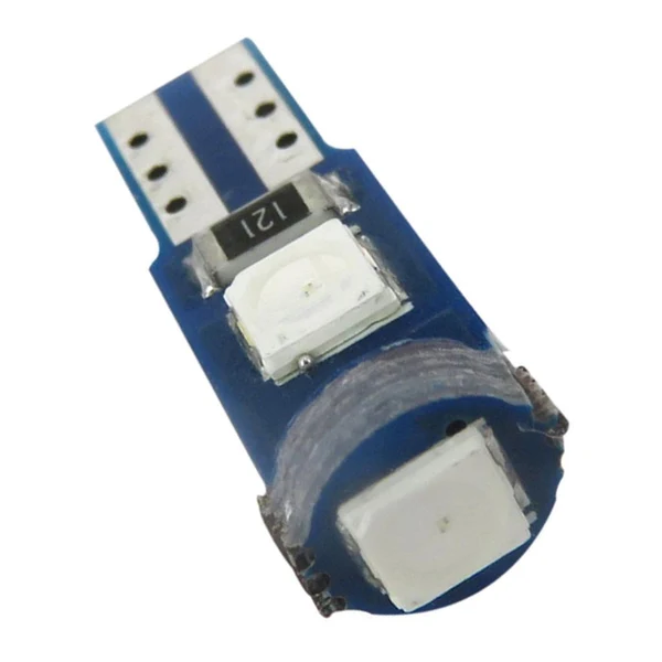 Artisan Max 10 Pieces Car T5 3030 Instrument Panel 3LED Light with Twist Socket Red Selected