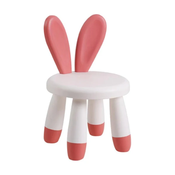 Effective Max Assembling Chair Stool Furniture for Kids Nursery Student Seat B_Clay Red Versatile