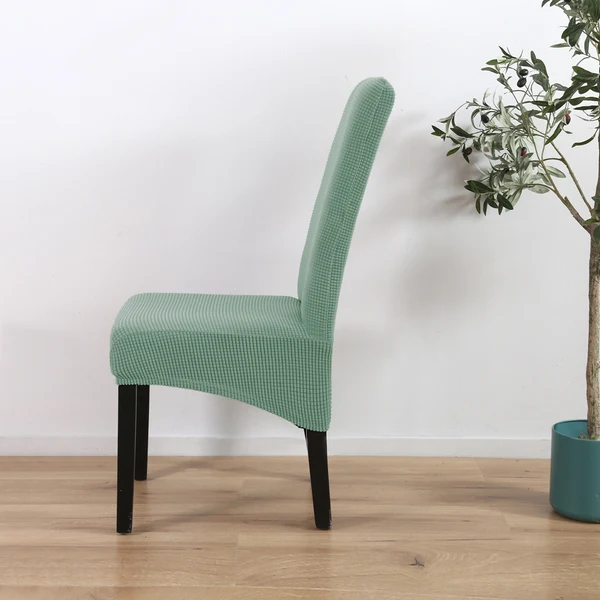 Efficient Max Polyester Stretch Chair Cover Slipcover Dining Seat Protector Cyan Elegant