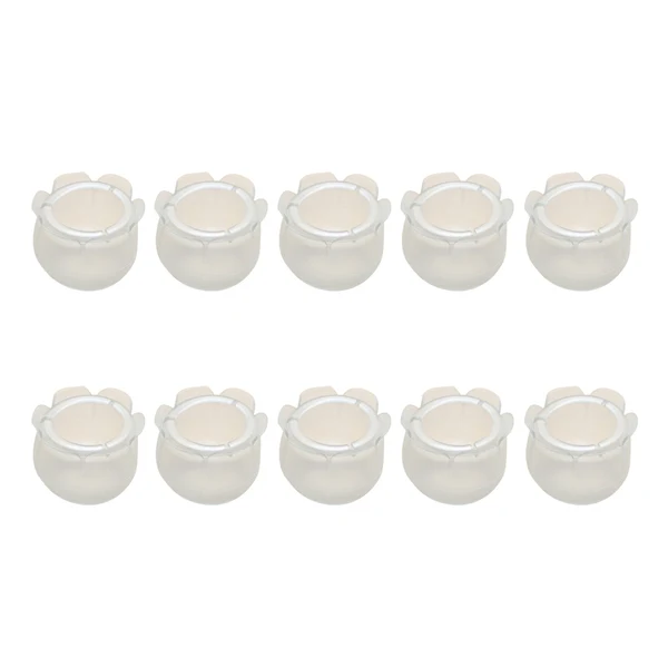 Top-Quality Max 10pcs No-slip Clear Chair Leg Feet Caps Cover Round Floor Protector Size_4 Trendy