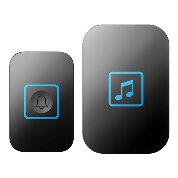 Lightweight Max Wireless Chime Doorbell 60 Melodies 1 Transmitter 1 UK Plug-in Receiver Organic