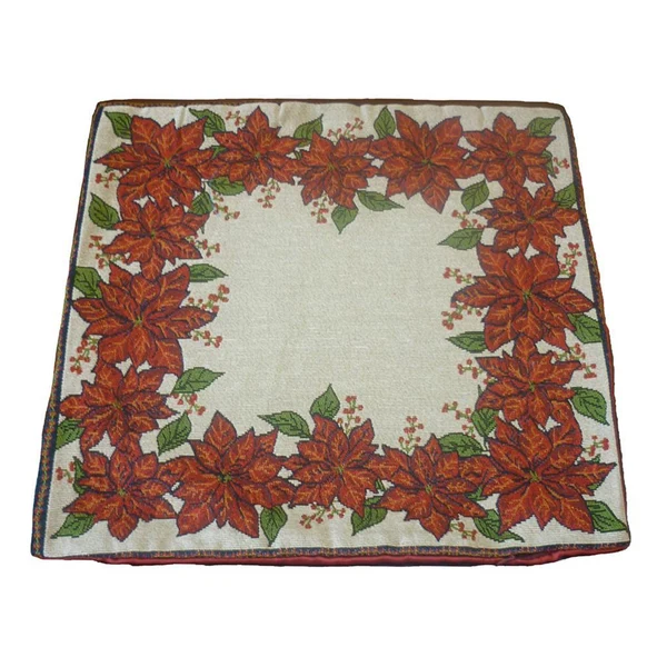 Excellent Max Cotton Linen Christmas Sofa Cushion Cover Throw Pillow Case Flowers Breathable