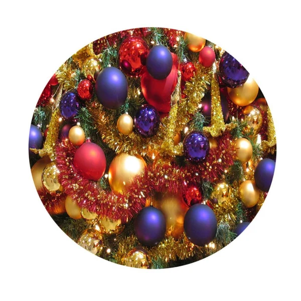 Lightweight Max Waterproof Christmas Tablecloth Cover for 47inch Round Dining Tables 9 Exceptional