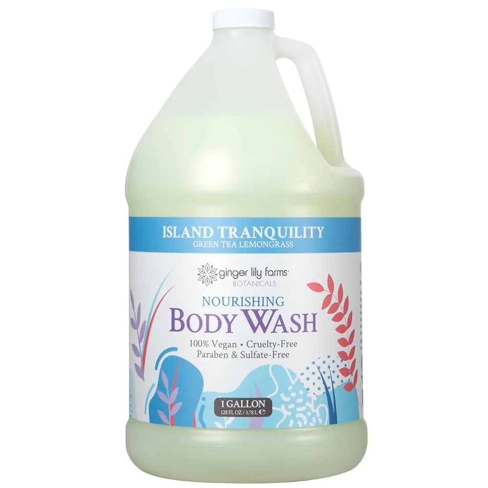 Certified Ginger Lily Farms Botanicals Nourishing Body Wash Island Tranquility Premium Material