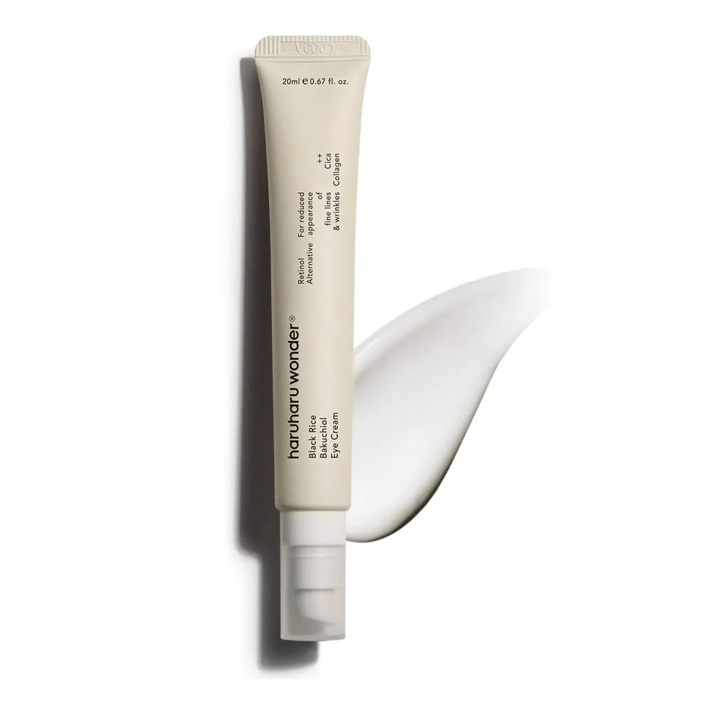 Unique Haruharu Wonder Black Rice Bakuchiol Eye Cream 0.67 fl.oz 20ml Anti-Aging Wrinkle Care Natural Retinol Cruelty EWG-Green World-Class