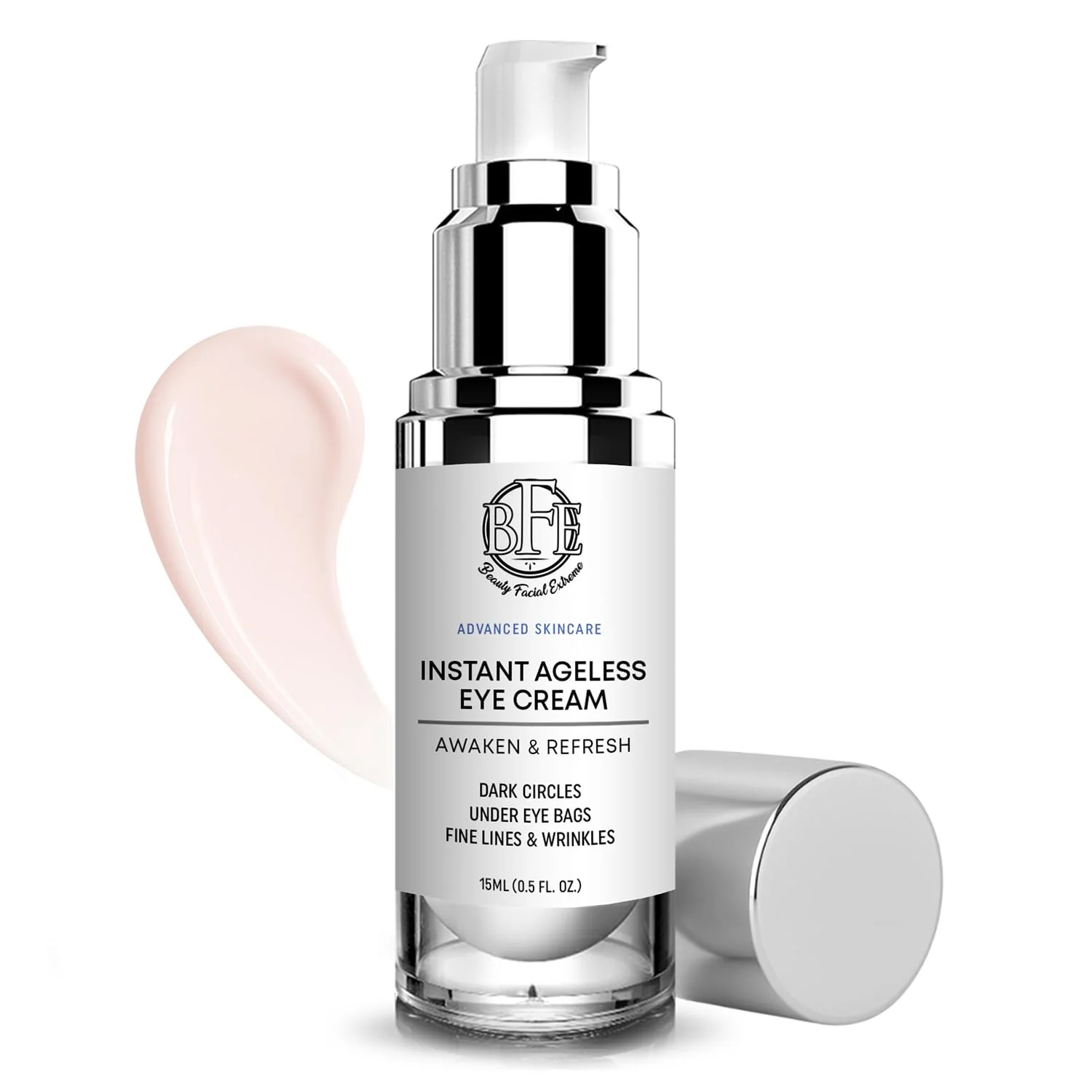 Breathable Instant Eye Tightener Cream - Reduces Under Eye Puffiness Bags Dark Circles. Lift Technology to Tighten Firm Sagging Skin Around Eyes. Smooths Artisan