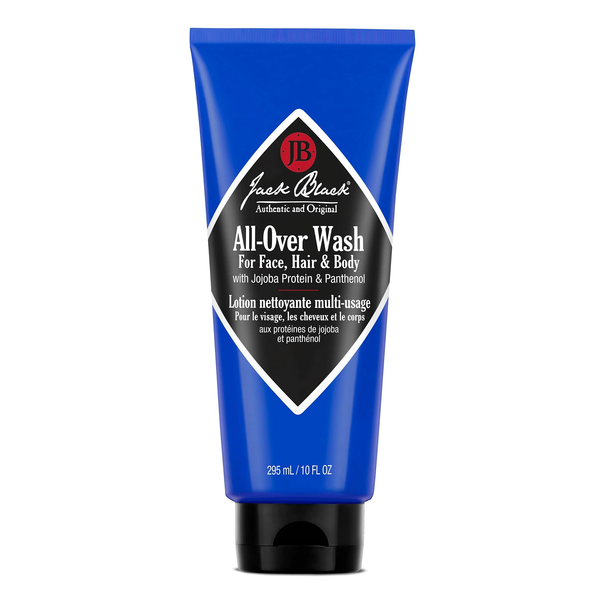 Professional Jack Black All Over Wash Face Body Hair Cleanser 10 Fl Oz - Citrus Mint Oakmoss - Mens Face Wash Body Wash Shampoo Skin Care Hair Care Green