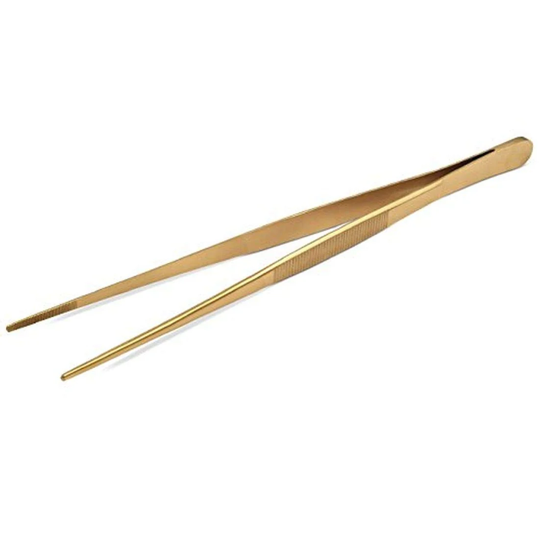 Sustainable JB Prince Gold Straight Tip Tweezer 10 inches Soft