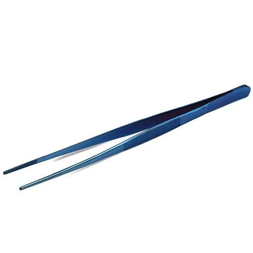 Unique JB Prince Blue Straight Tip Tweezer 10 inches Quality