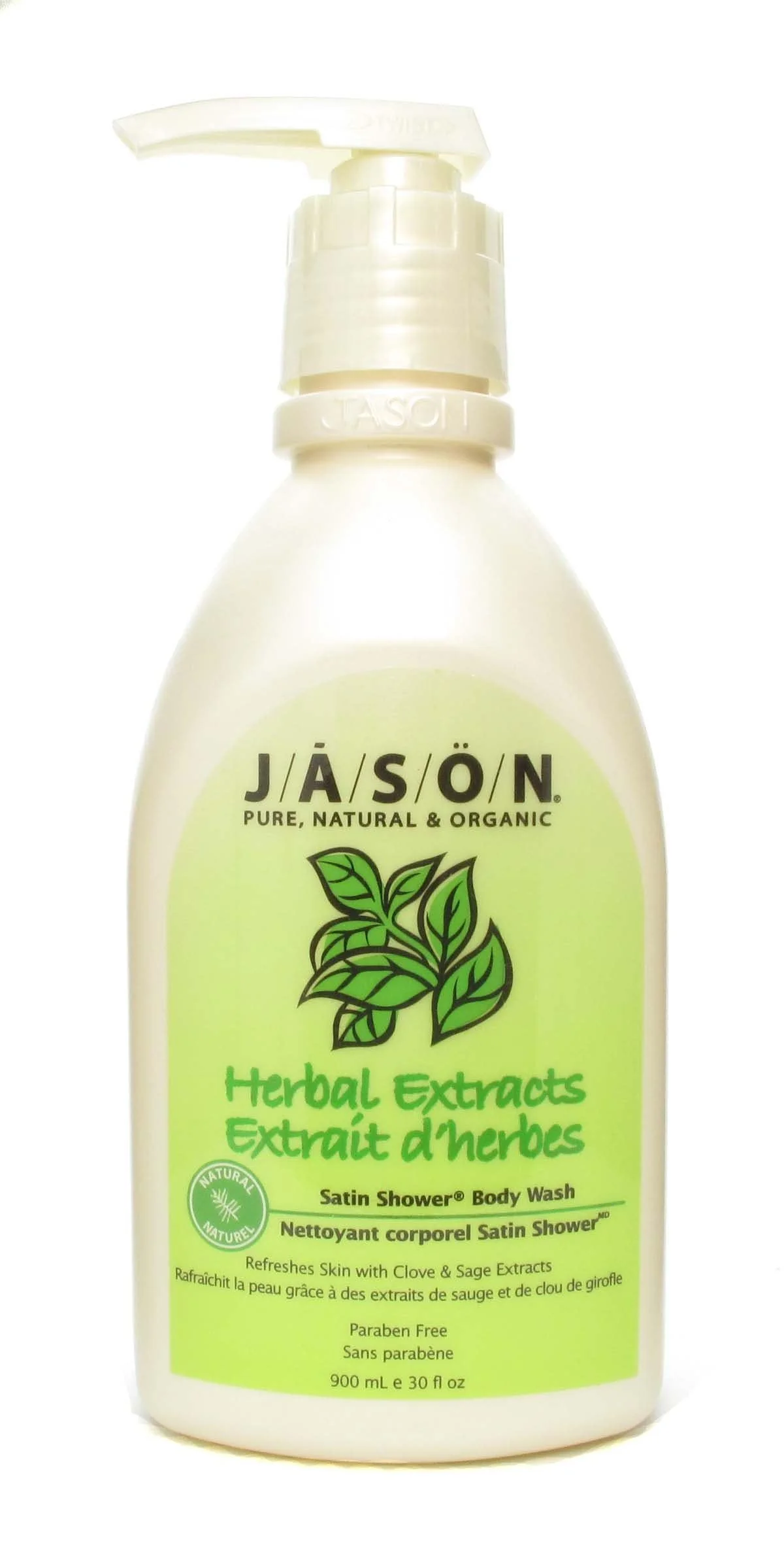 Stylish Jason Natural Products Herbal Extracts Satin Shower Body Wash 30 Ounce - 3 per case. Durable