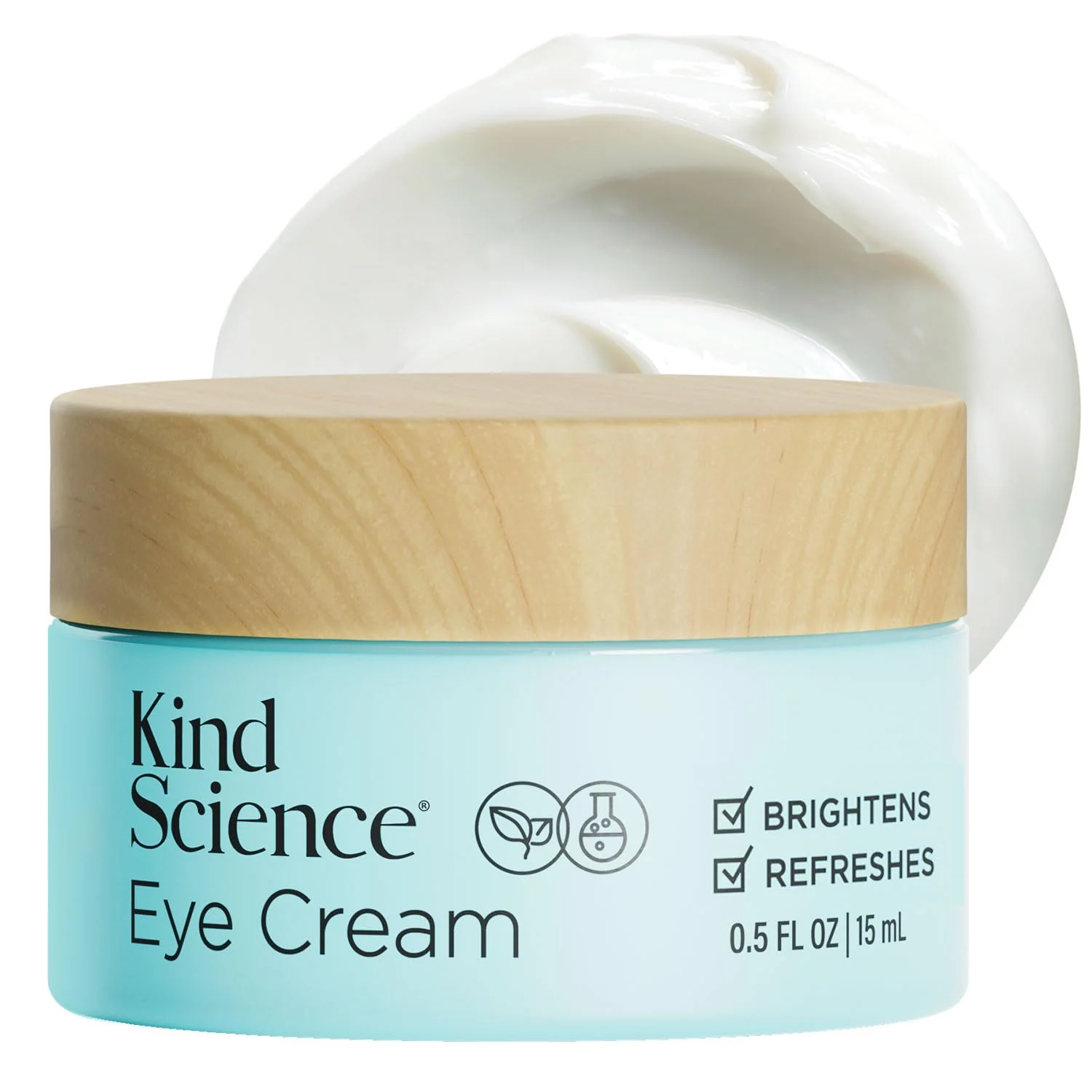 Breathable Kind Science by Ellen DeGeneres Eye Cream - Under Eye Cream for Wrinkles Noticably Smooths Moisturizes - Anti Aging with Hyaluronuic Acid Vitamin C High-End