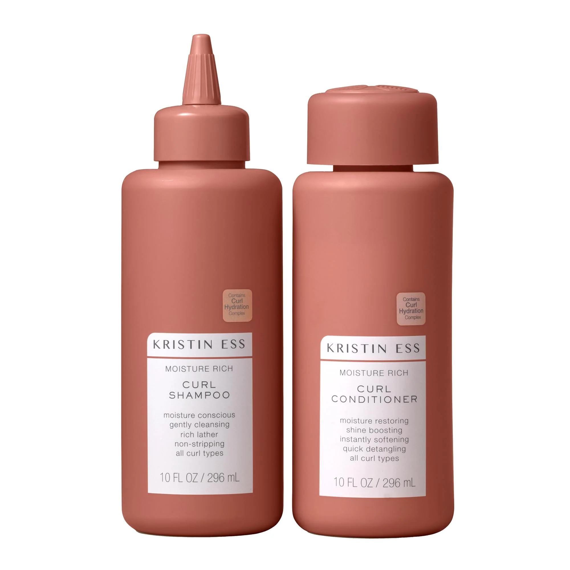 Quality Kristin Ess Hair Curl Shea Butter Shampoo and Conditioner Set for Curly Hair Bounce Shine - Anti Frizz Moisture Deep - Clean Vegan Product High-Performance