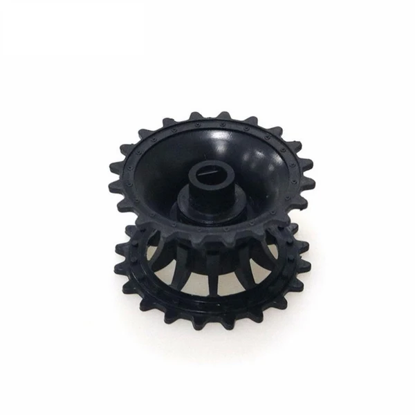 Proven Max Plastic Crawler Drive Driving Wheel with Coupler for Tank Car Chassis black Authentic