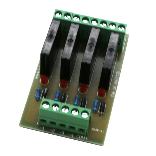Soft Max Solid State Relay Module Driver Board High Level Trigger 4 Channel 24V First-Class