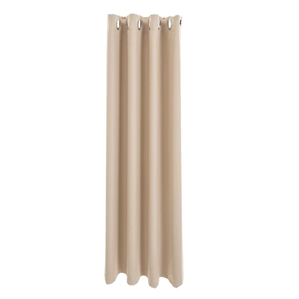 Versatile Max Solid Color Blackout Window Curtains Panels for Bedroom Beige 42x84inch Fine