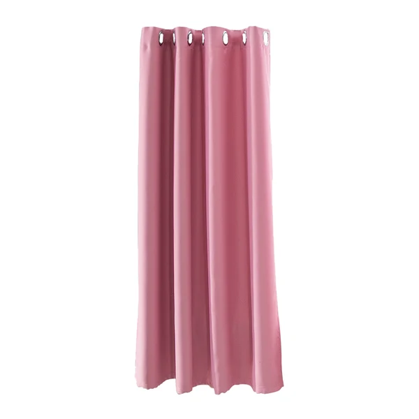 Reusable Max Solid Color Blackout Window Curtains Panels for Bedroom Pink 42x63inch Dependable