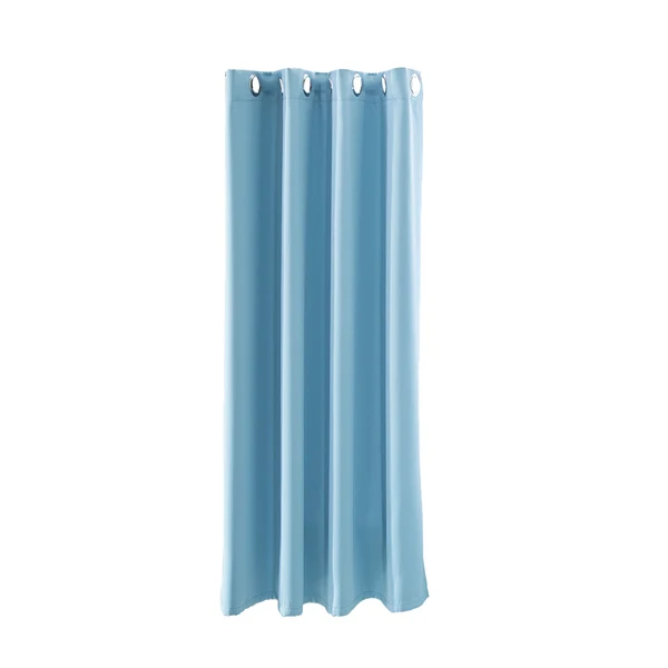 Excellent Max Solid Color Blackout Window Curtains Panels for Bedroom Blue 52x63inch Breathable